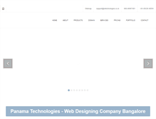 Tablet Screenshot of panamatechnologies.com